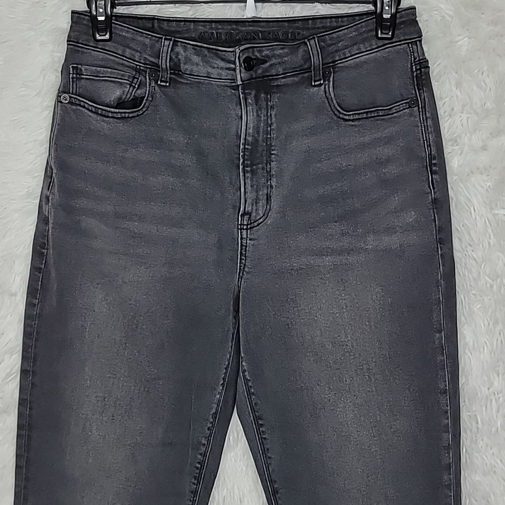 American Eagle High Waist Stretch Jeans Size 12 - Picture 2 of 9